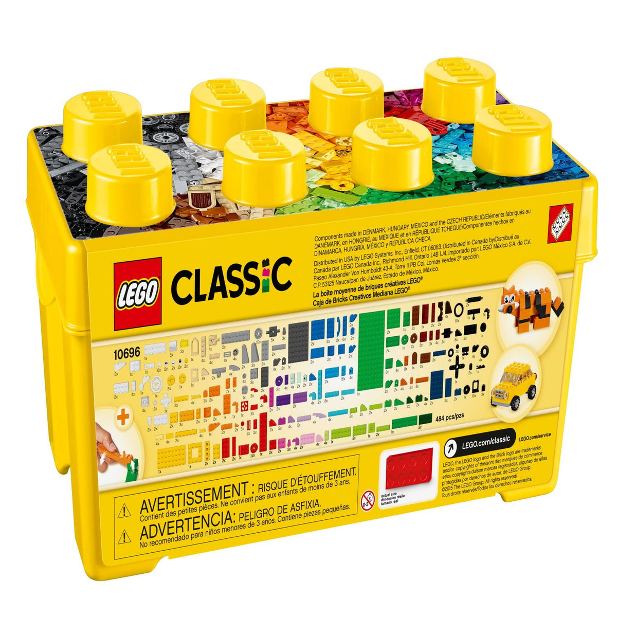 LEGO Classic Medium Creative Brick Box 10696, 484 Pieces - image 4