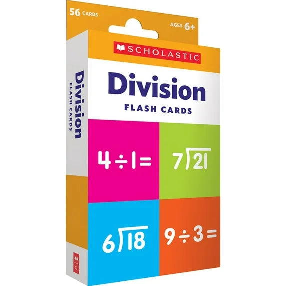Scholastic Division Flash Cards (Hardcover)