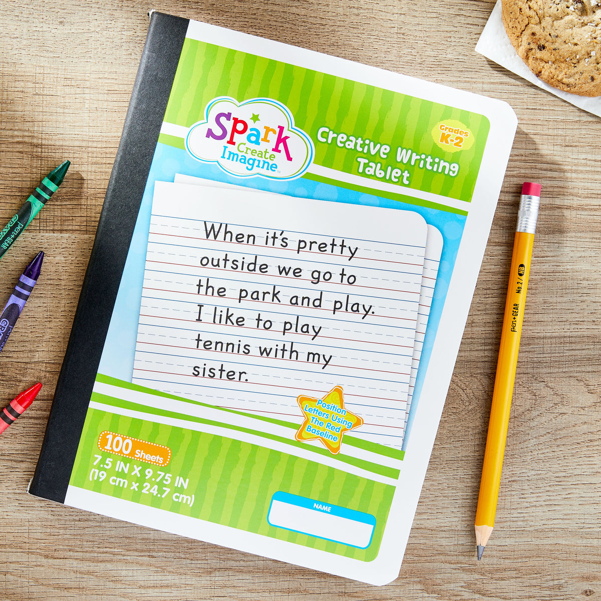Spark Create Imagine Primary Composition Book, 9.75" x 7.5", 100 Sheets - image 6