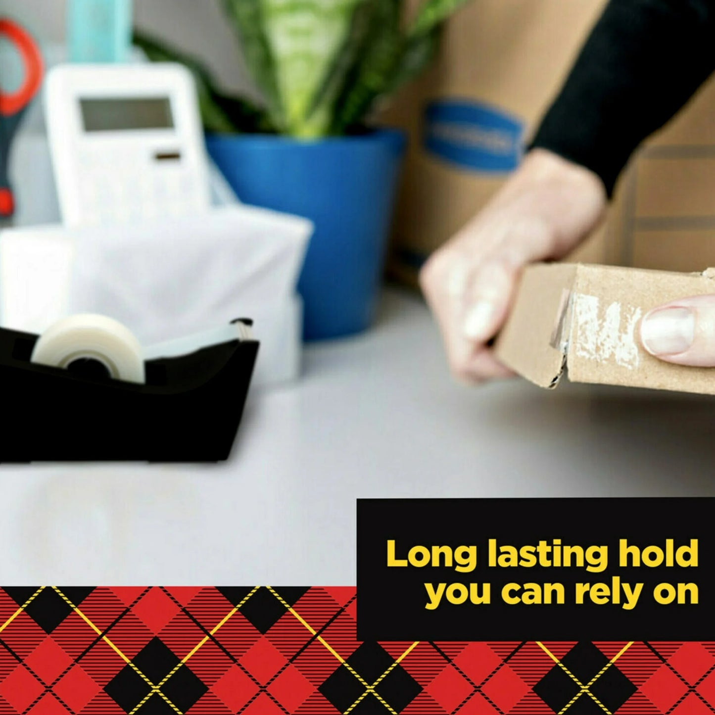 Scotch Transparent Tape Dispensers, Clear, 3/4 in x 250 in, 2 Tape Dispensers