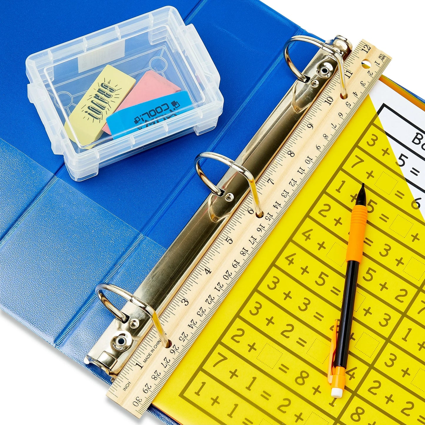 Pen + Gear Wood Ruler, 12 inch, Ideal for Elementary to High School Educational Level