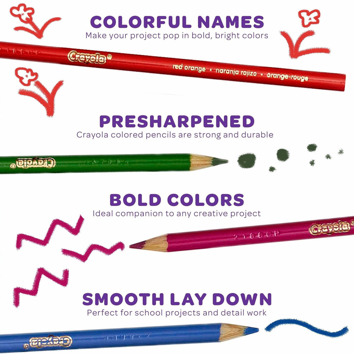 Crayola Colored Pencils, Pre-Sharpened, 24 Count - image 6