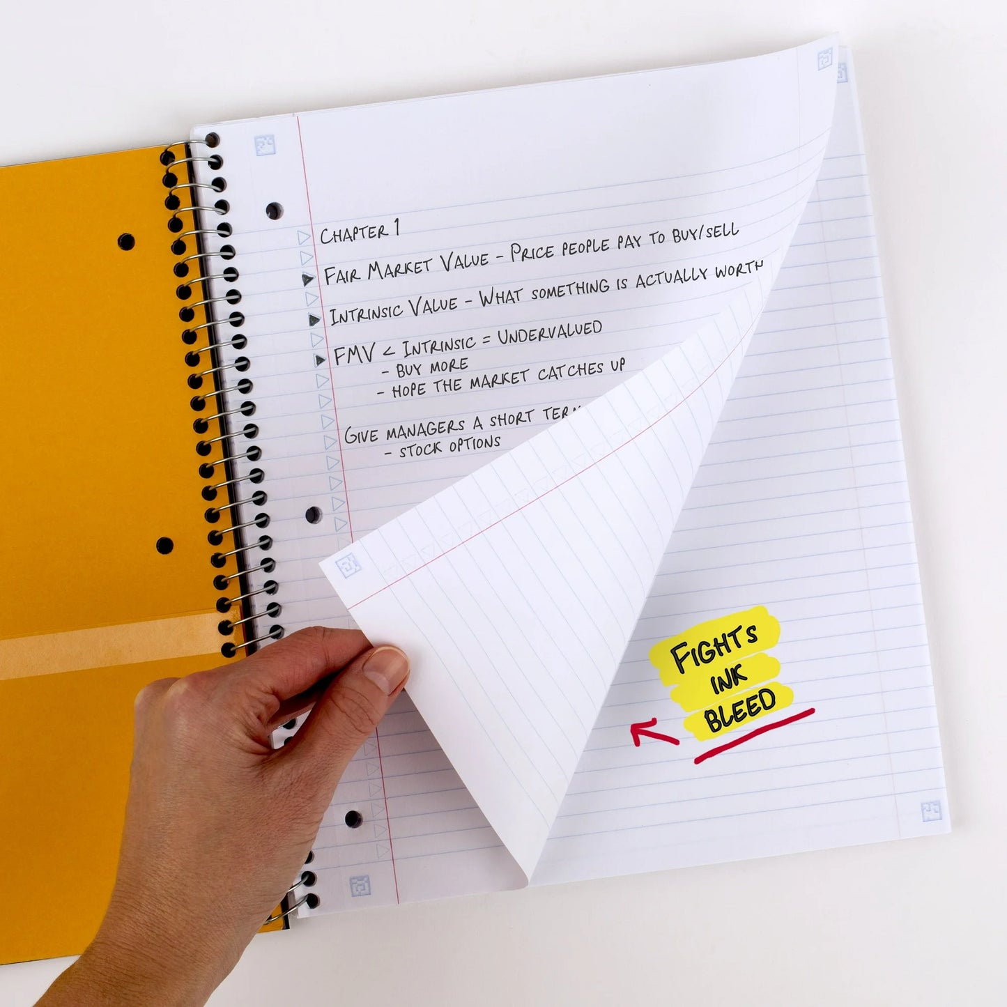 Five Star 1 Subject College Ruled Notebook Plus Study App, 8.5" x 11", Poly, Spiral, 100 Sheets