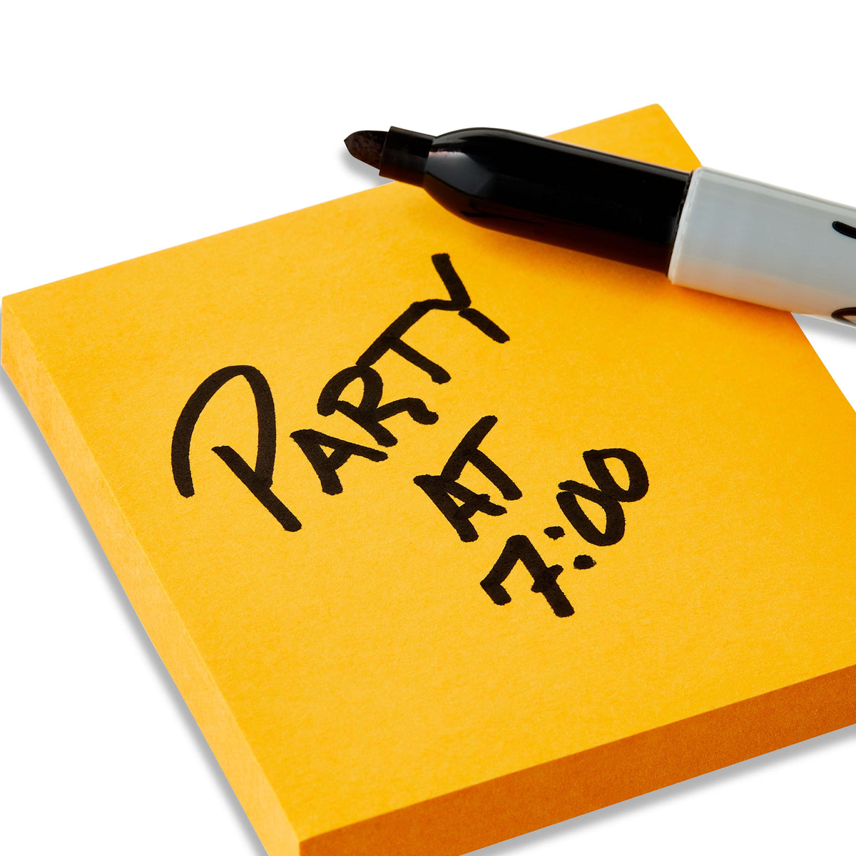 Pen+Gear Sticky Notes, Neon Orange, 3" x 3", 100 Sheets - image 4