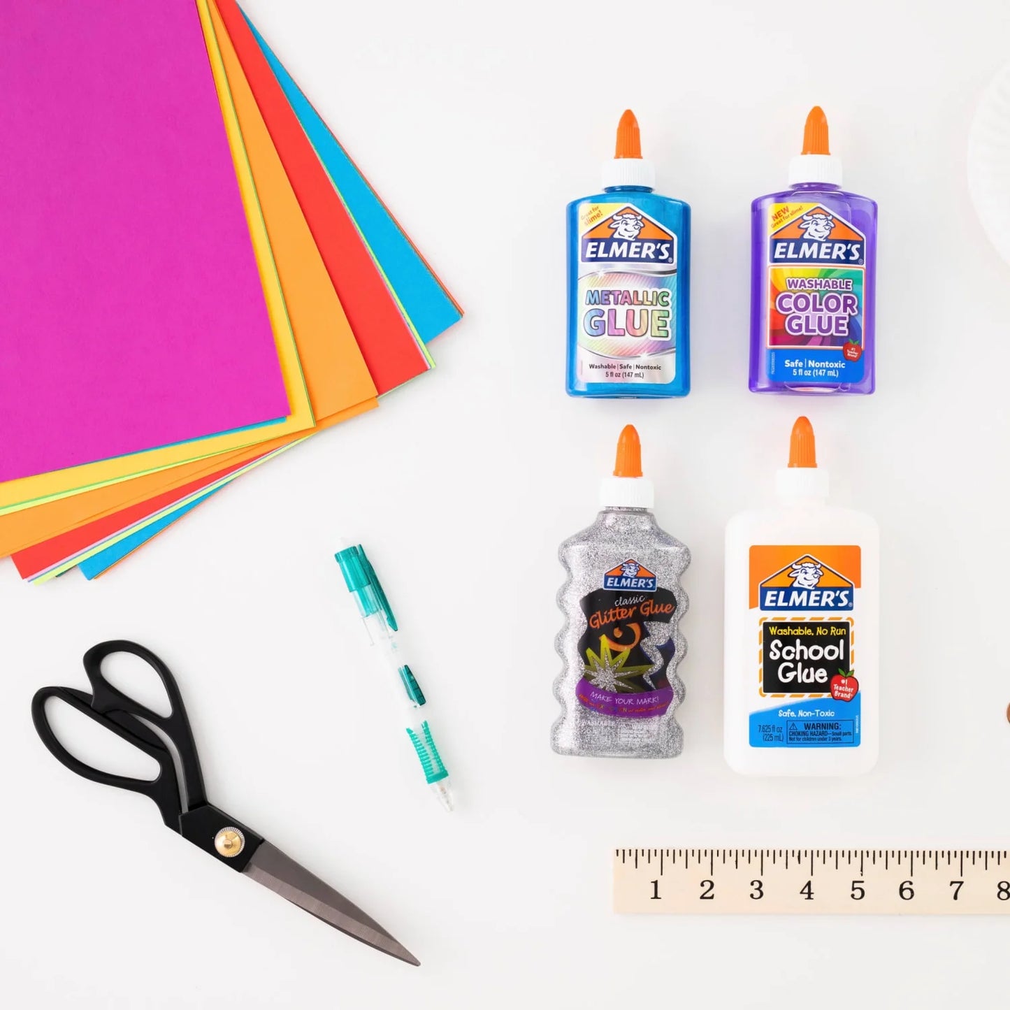 Elmer's Liquid School Glue, Washable, Great for Making Slime, 1 Gallon, 1 Count