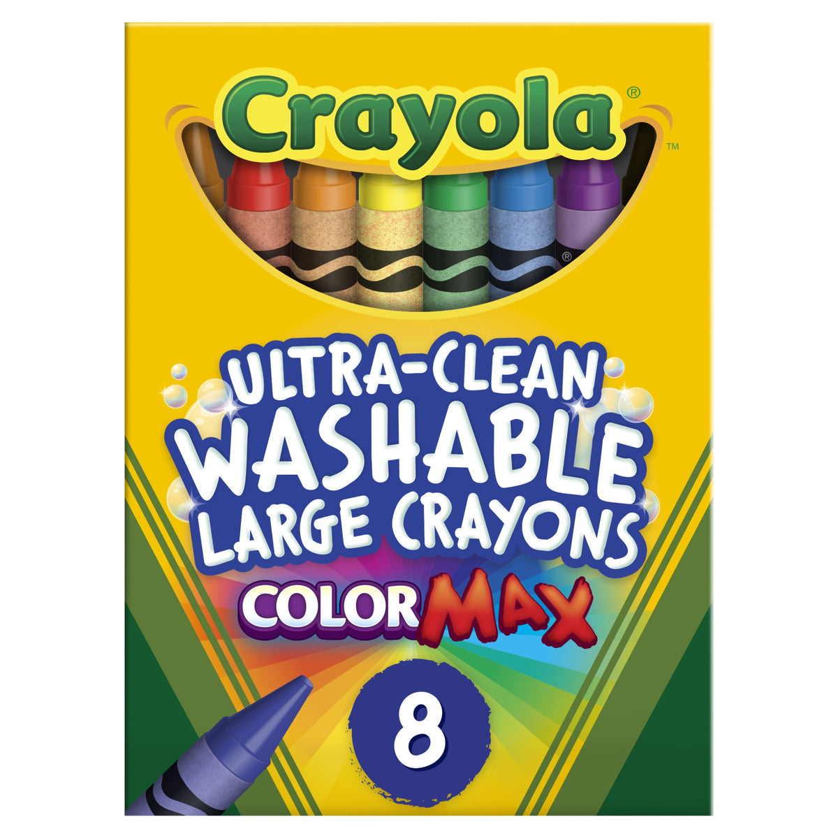 Crayola Large Washable Crayons, 8 Count - image 6