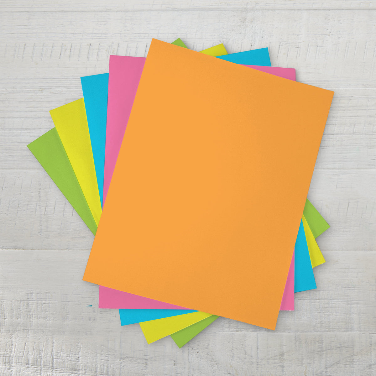 Pen+Gear Assorted Neon Card Stock, 8.5" x 11", 65 lb, 75 Sheets - image 3