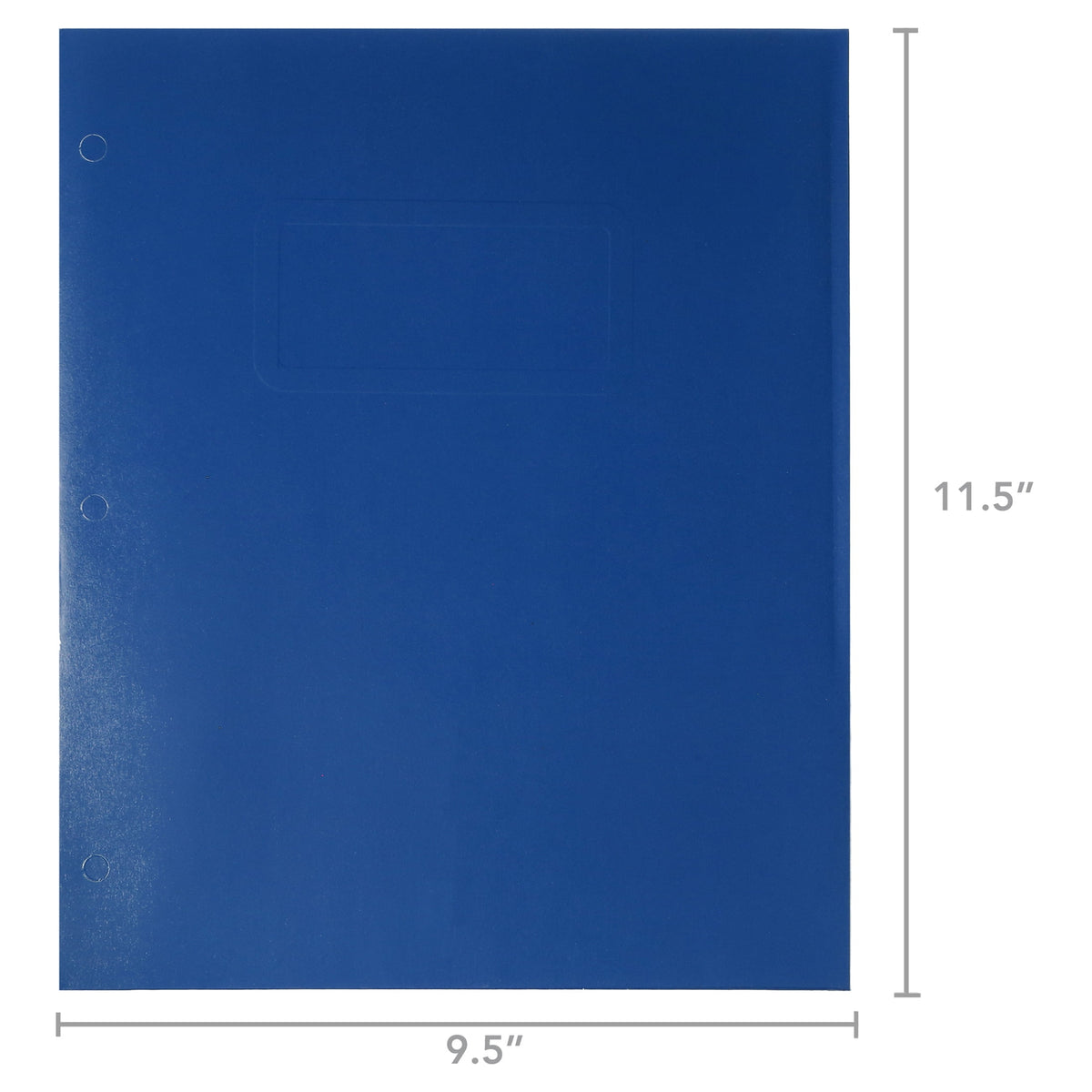 Pen+Gear 2-Pocket Paper Folder, Blue - image 4