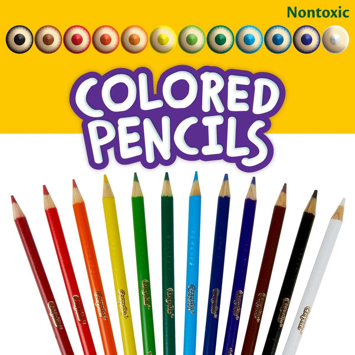 Crayola Colored Pencils, 12 Count, view 2