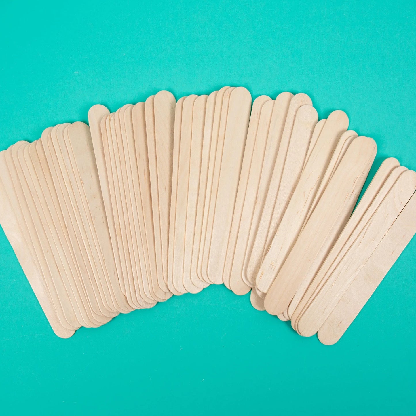 Hello Hobby Jumbo Wood Craft Sticks, 75-Pack