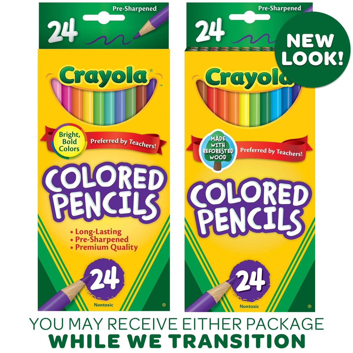 Crayola Colored Pencils, Pre-Sharpened, 24 Count - image 3