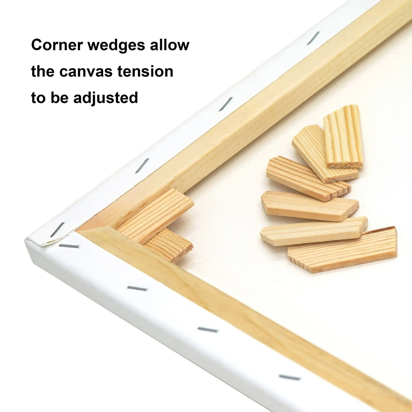 Artist Stretched Canvas, 24"X36", 100% Cotton Acid Free, White, Deluxe Canvas