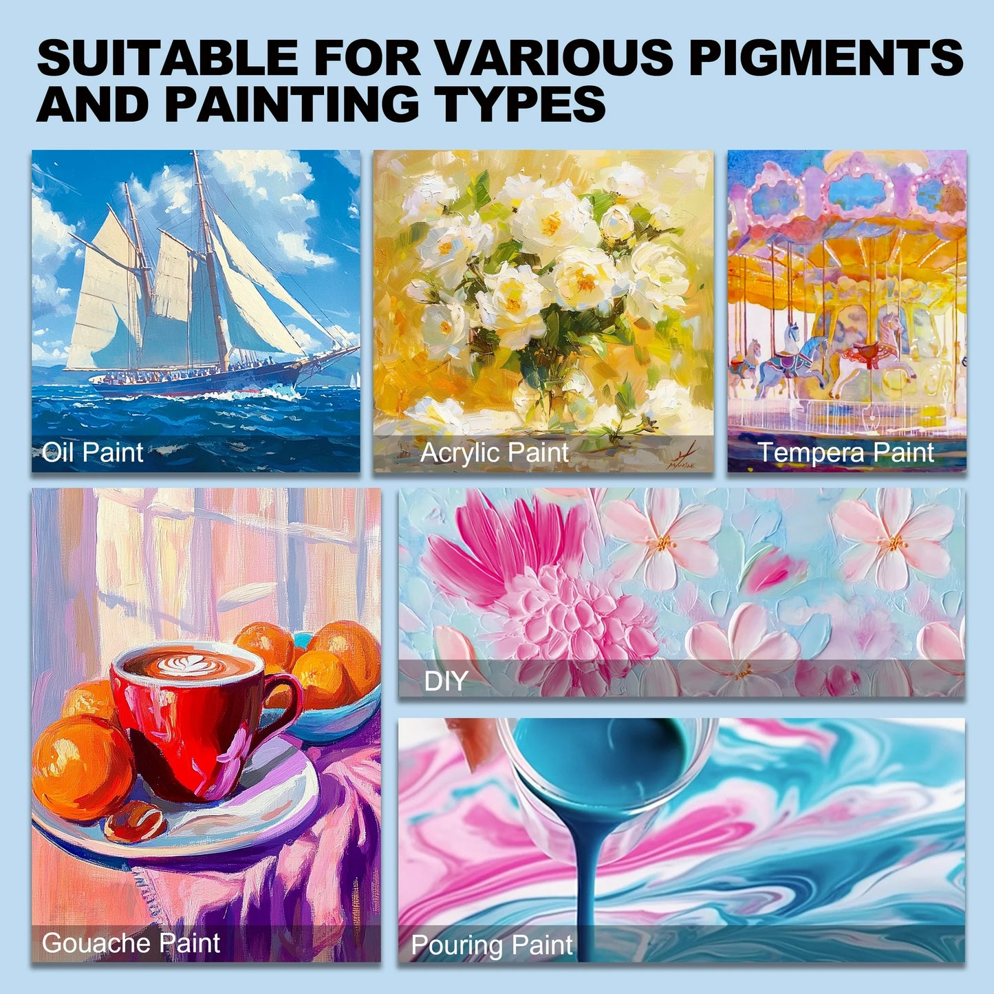 Artist Stretched Canvas, 24"X36", 100% Cotton Acid Free, White, Deluxe Canvas