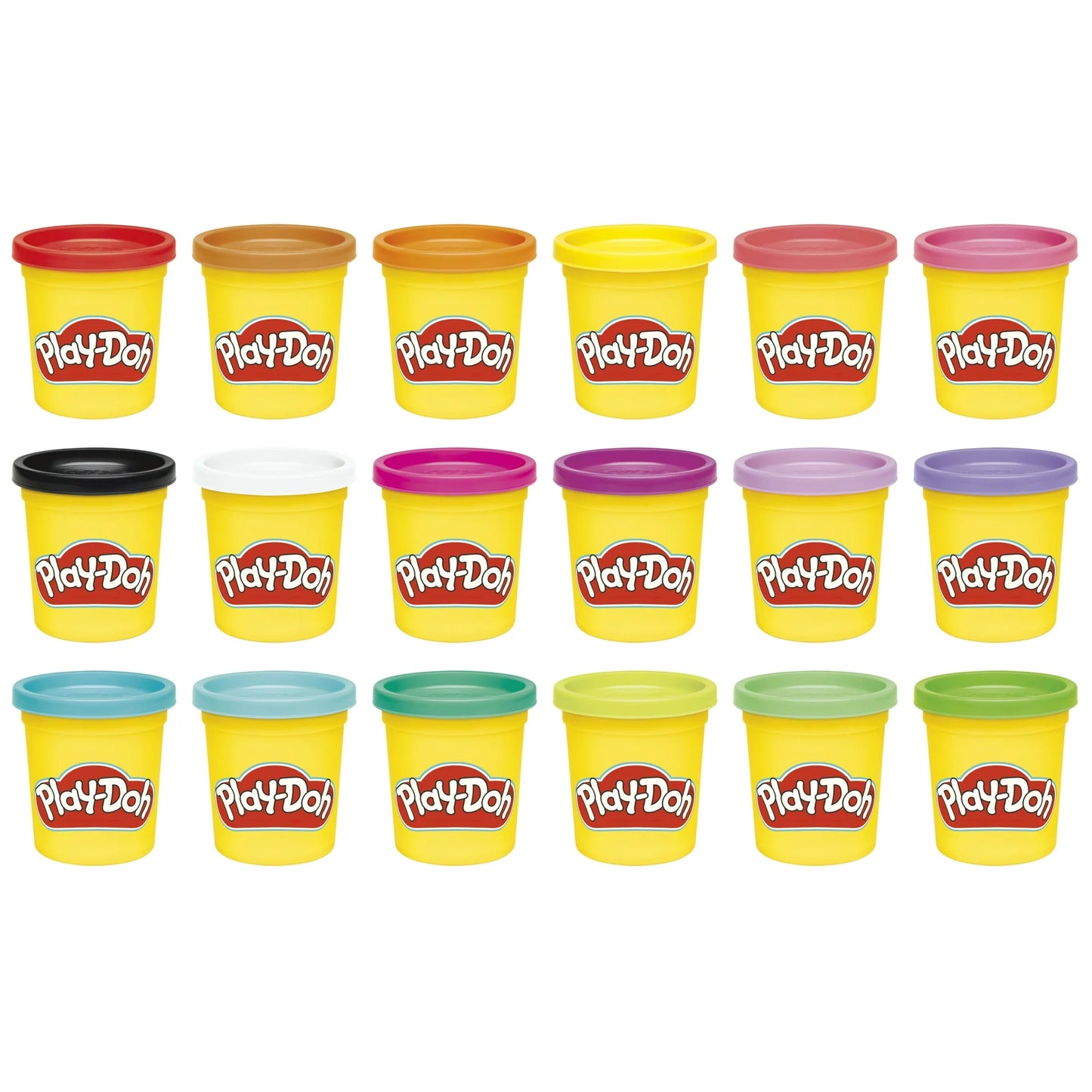 Play-Doh 18 Pack Imagine Anything, Artistic Learning, Arts & Crafts for Kids 2+