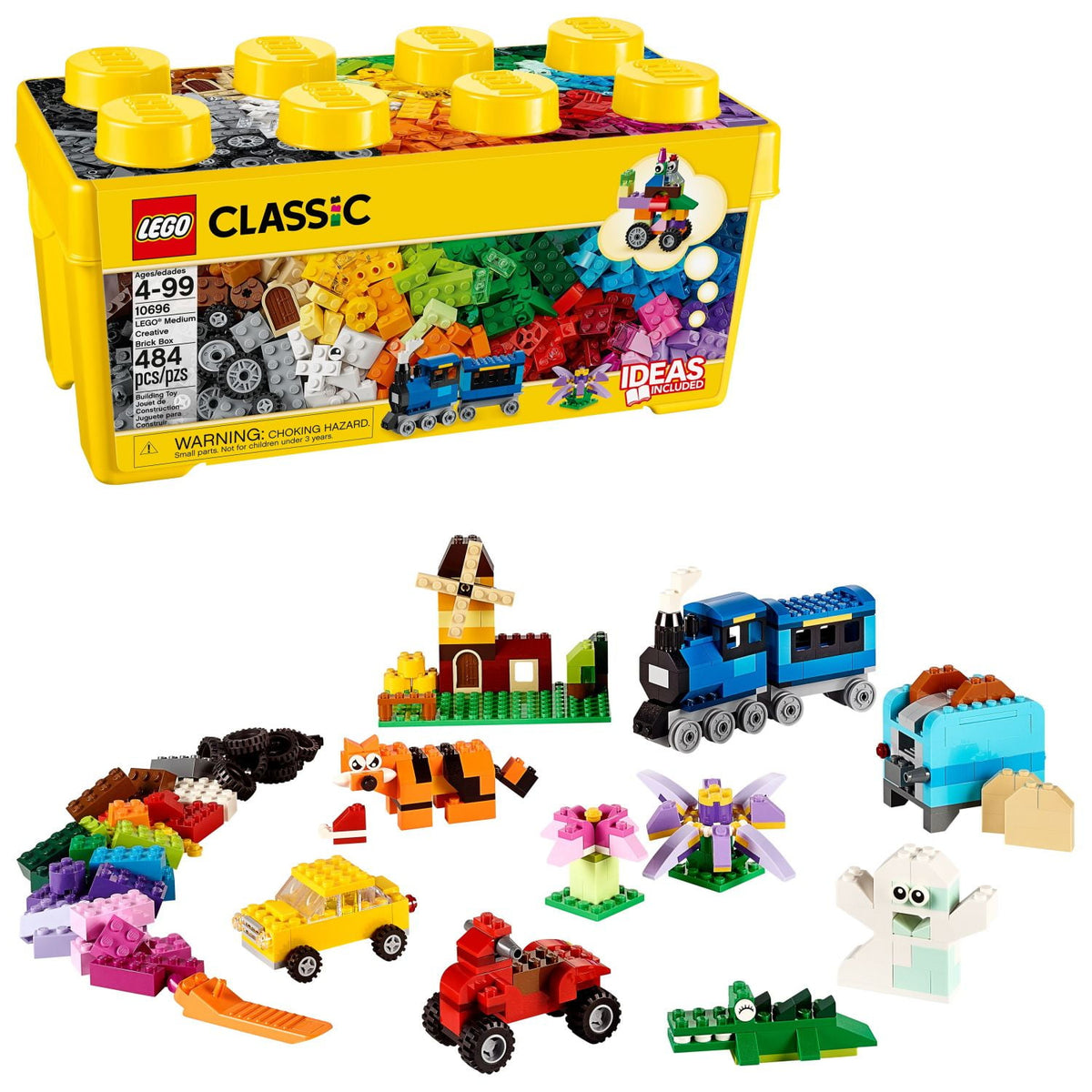 LEGO Classic Medium Creative Brick Box 10696, 484 Pieces
