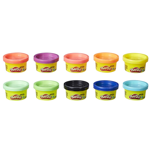 Play-Doh Party Pack, 10 Mini Cans, 1 oz Each