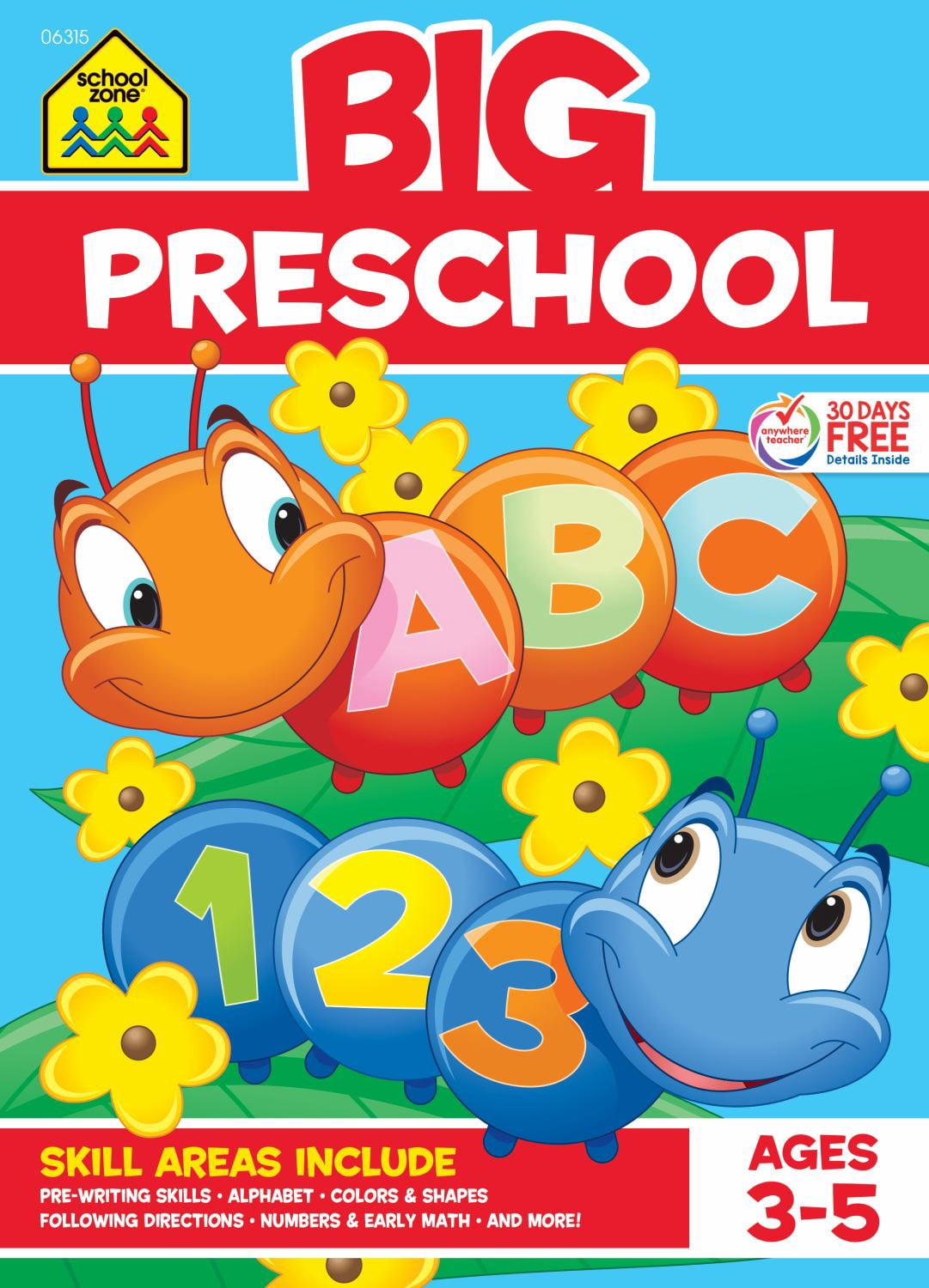 School Zone Big Preschool Workbook, 320 Pages