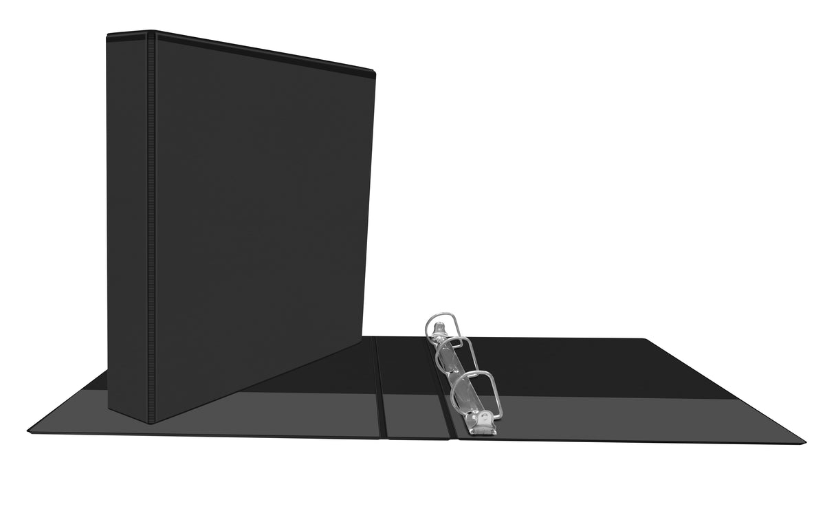 Pen+Gear Durable View 1.5" D-Ring Binder, Black - image 5