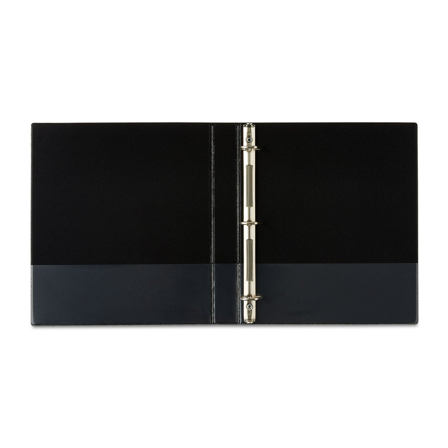 (2 pack) Pen+Gear Durable View 1-inch D-Ring Binder, Black
