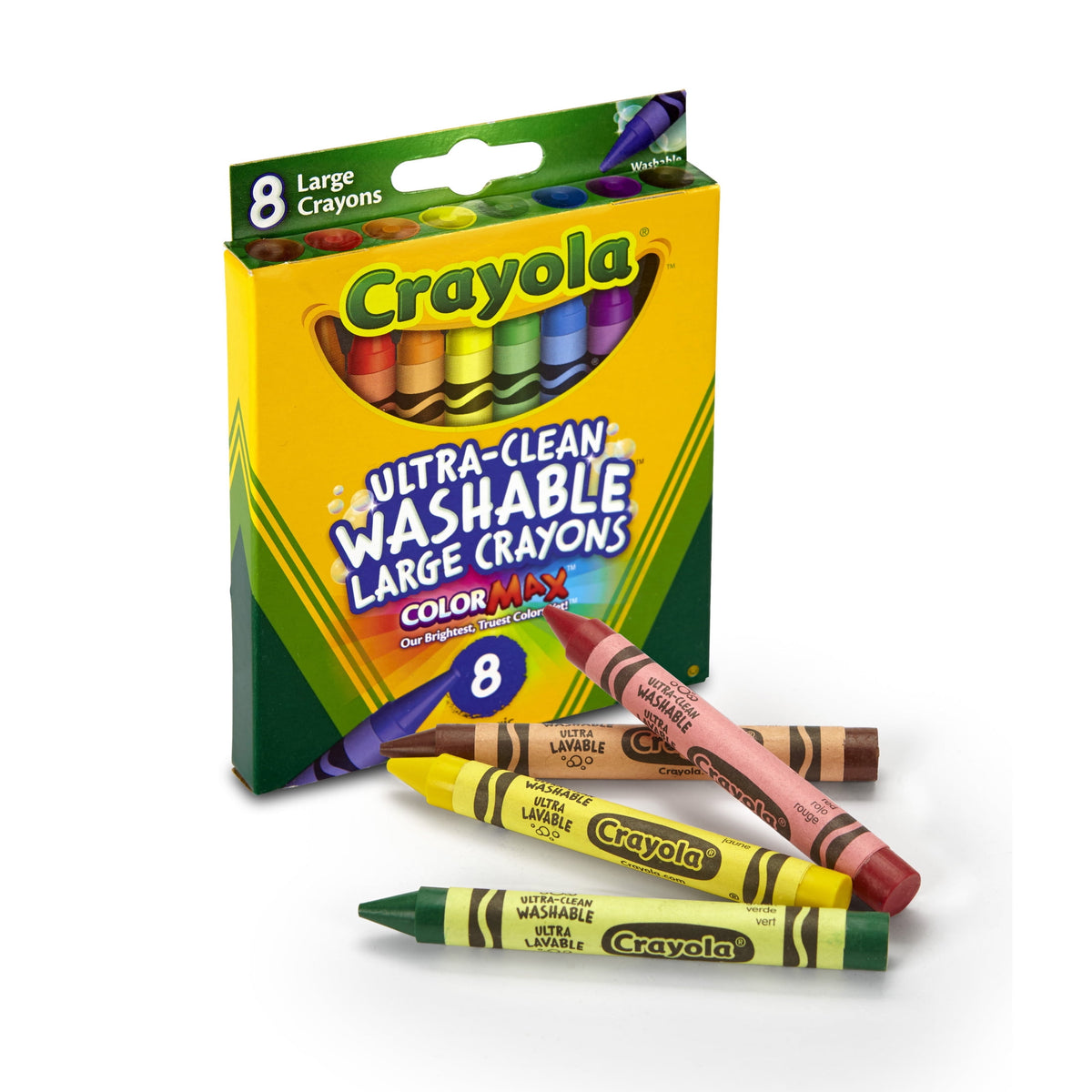 Crayola Large Washable Crayons, 8 Count - image 4