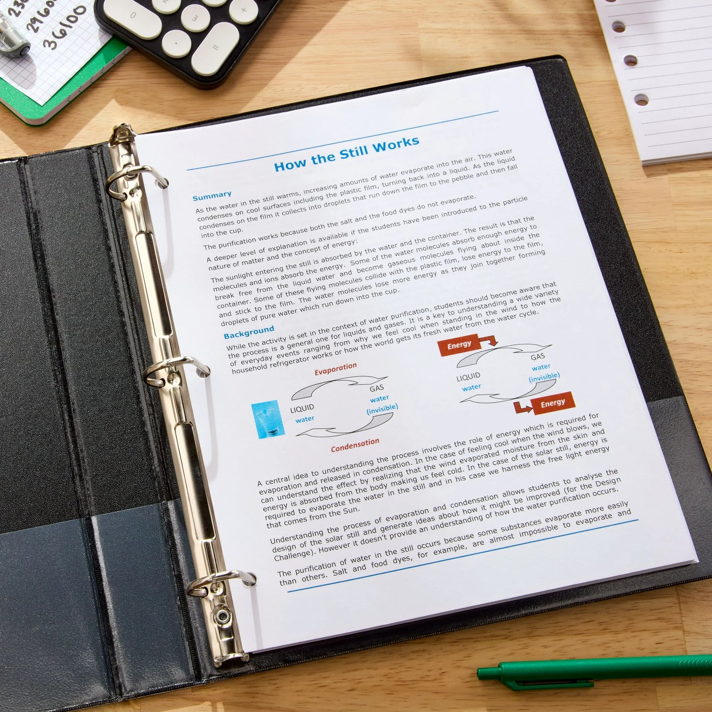 (2 pack) Pen+Gear Durable View 1-inch D-Ring Binder, Black