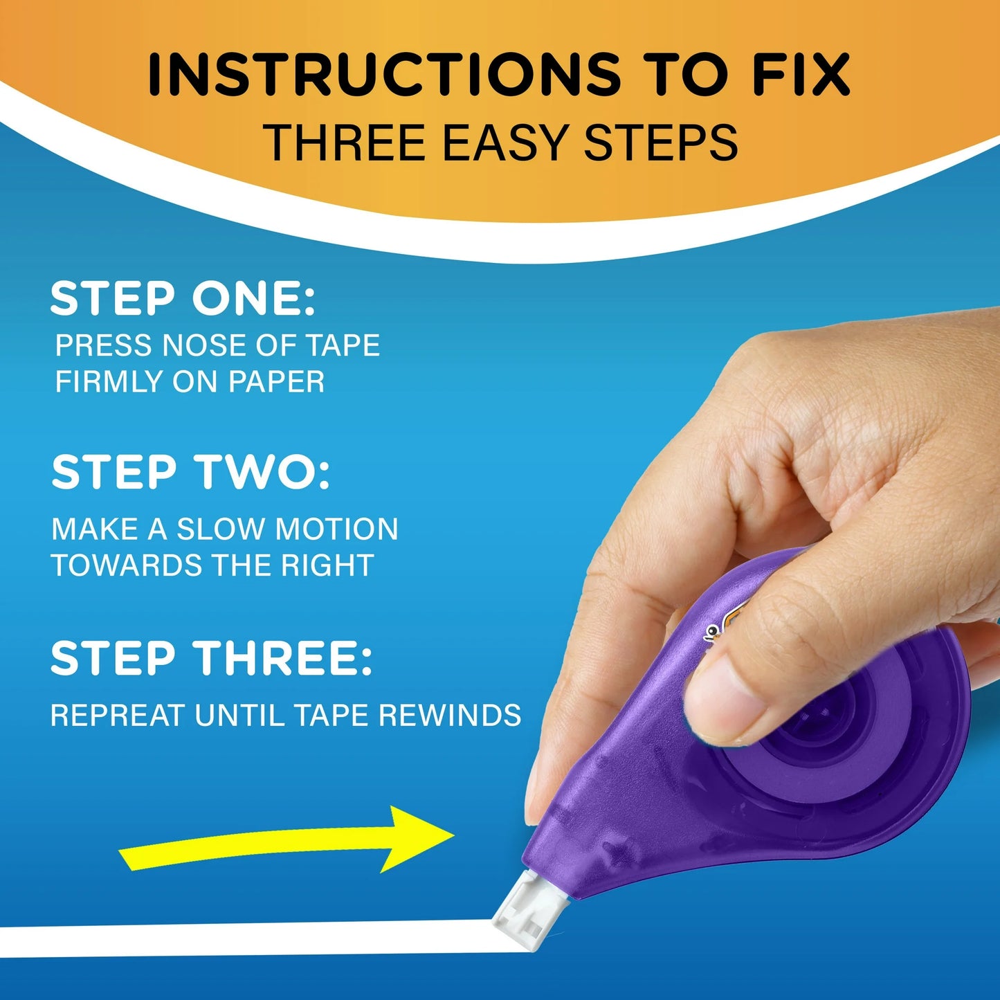 BIC Wite-Out EZ Correct Correction, 39.3 ft Tape, White