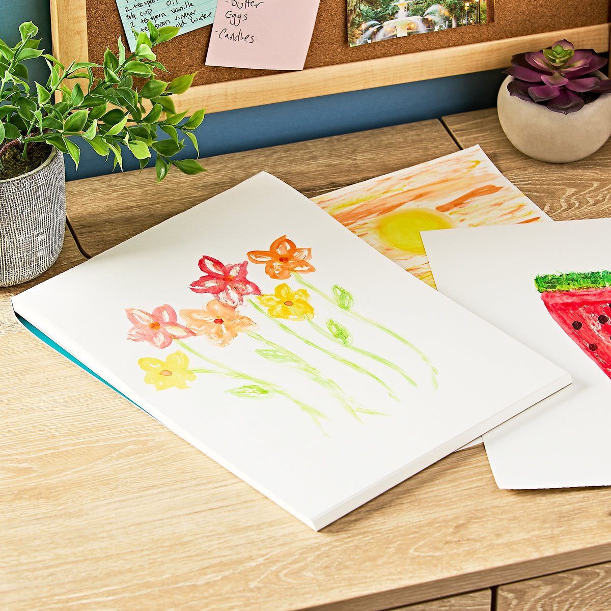 Pen+Gear Heavyweight Mixed Media Paint Pad, 9" x 12", 30 Sheets - image 2