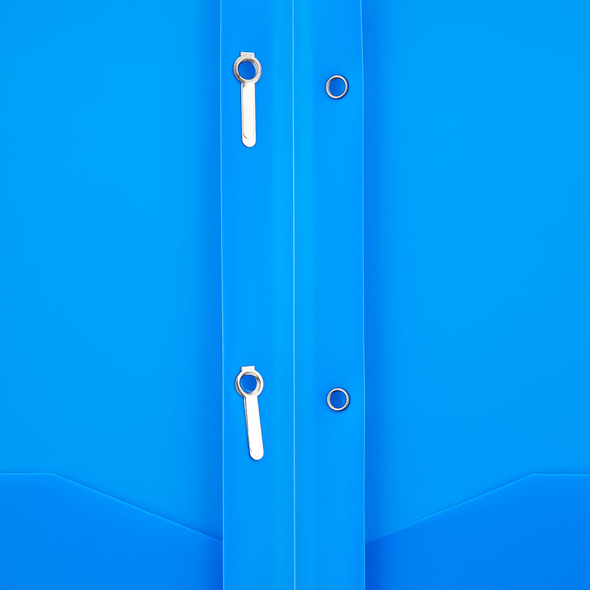 Pen+Gear 3-Prong 2-Pocket Poly Folder, Blue - image 3