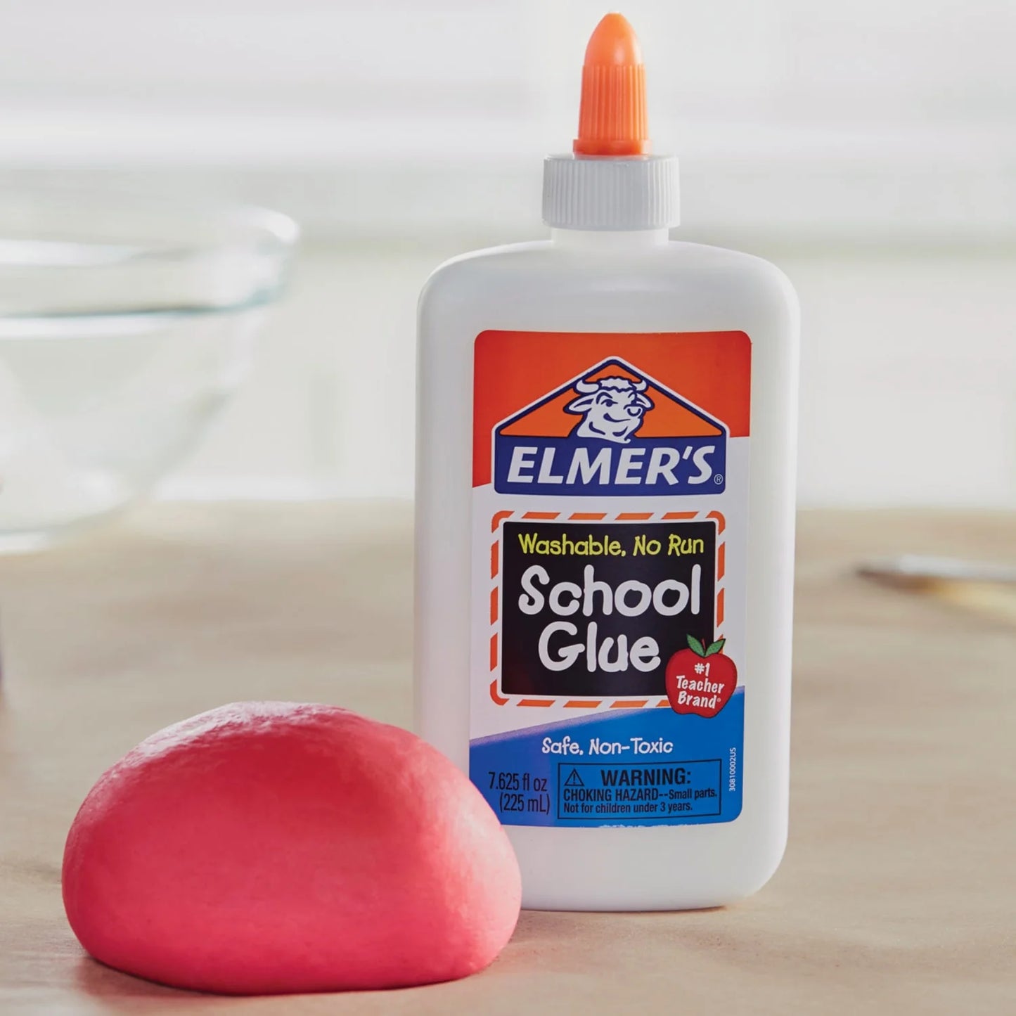 Elmer's Liquid School Glue, Washable, Great for Making Slime, 7.625 Ounces, 1 Count