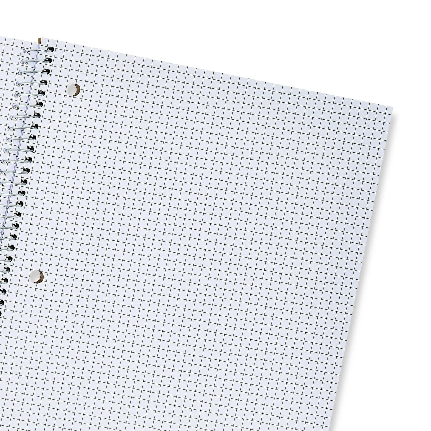 Pen+Gear 1 Subject Notebook, Grid Ruled, 8.5"x 10.5", Poly Cover, 80 Sheets