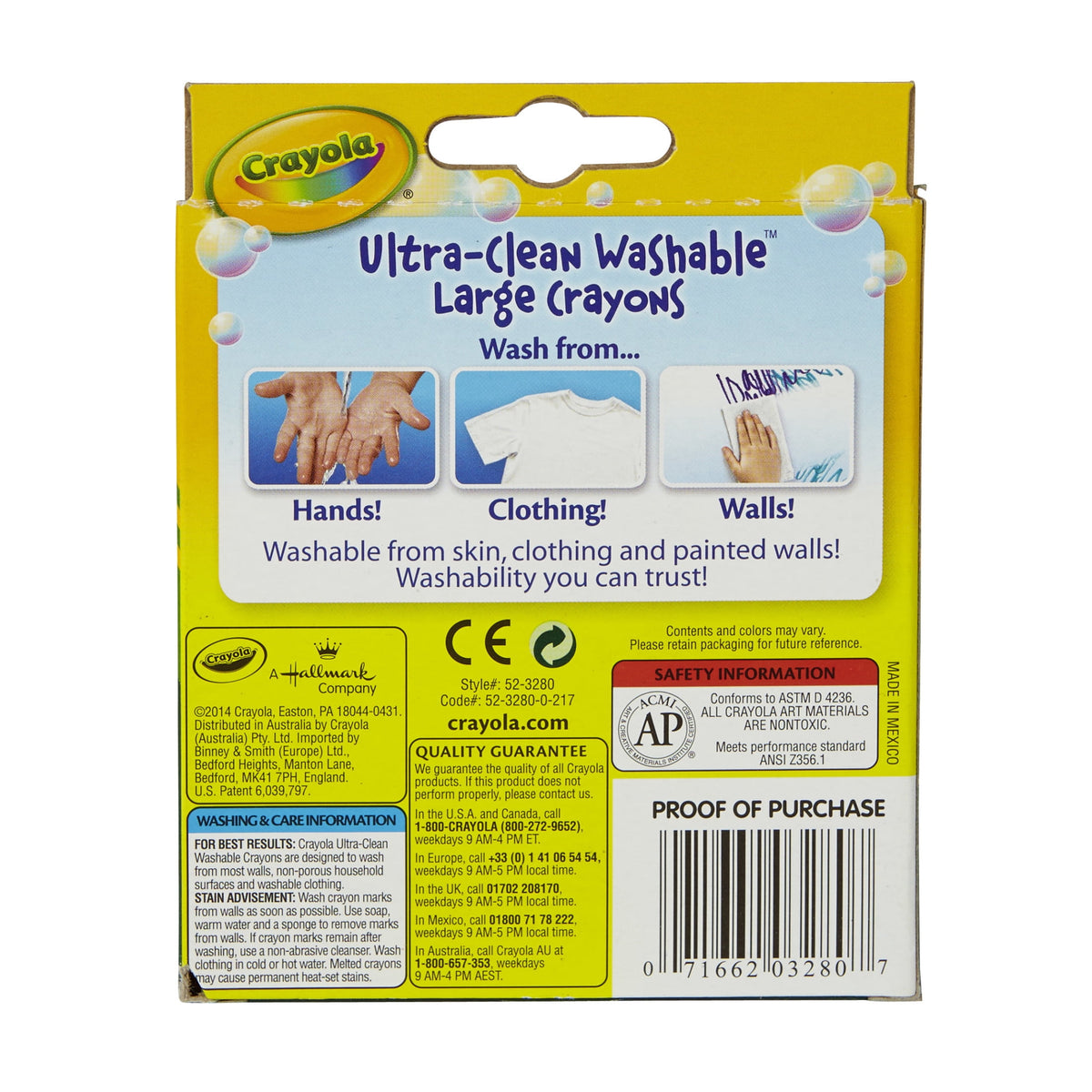 Crayola Large Washable Crayons, 8 Count - image 3