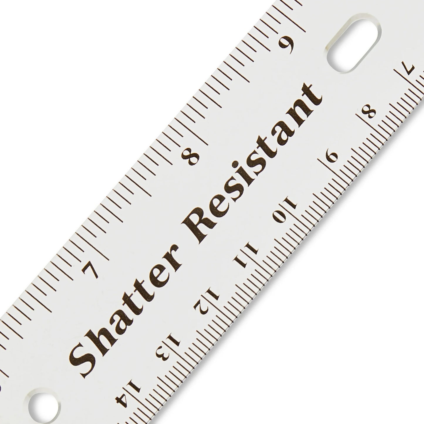 Pen+Gear 12" Plastic Ruler – Clear, Bulk pack Available , recommend for Middle School, High School, College,