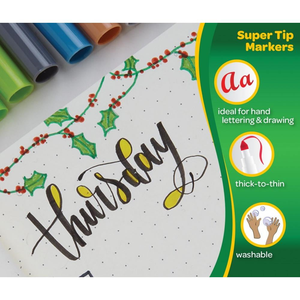 Crayola Super Tips Washable Markers, 20 Count - image 4