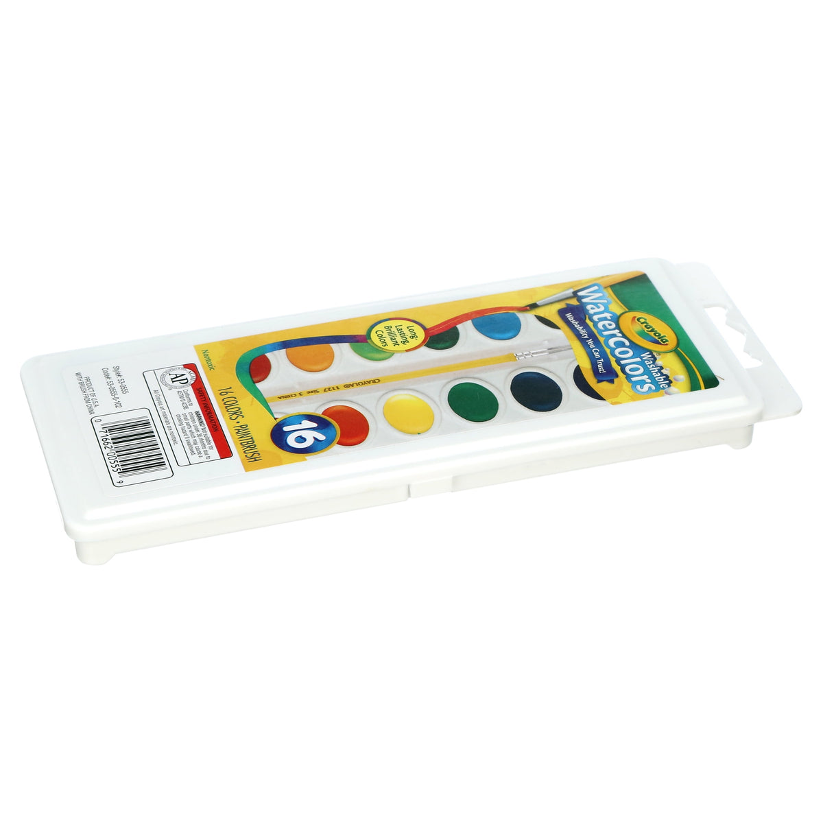 Crayola Washable Watercolors with Brush, 16 Colors - image 3