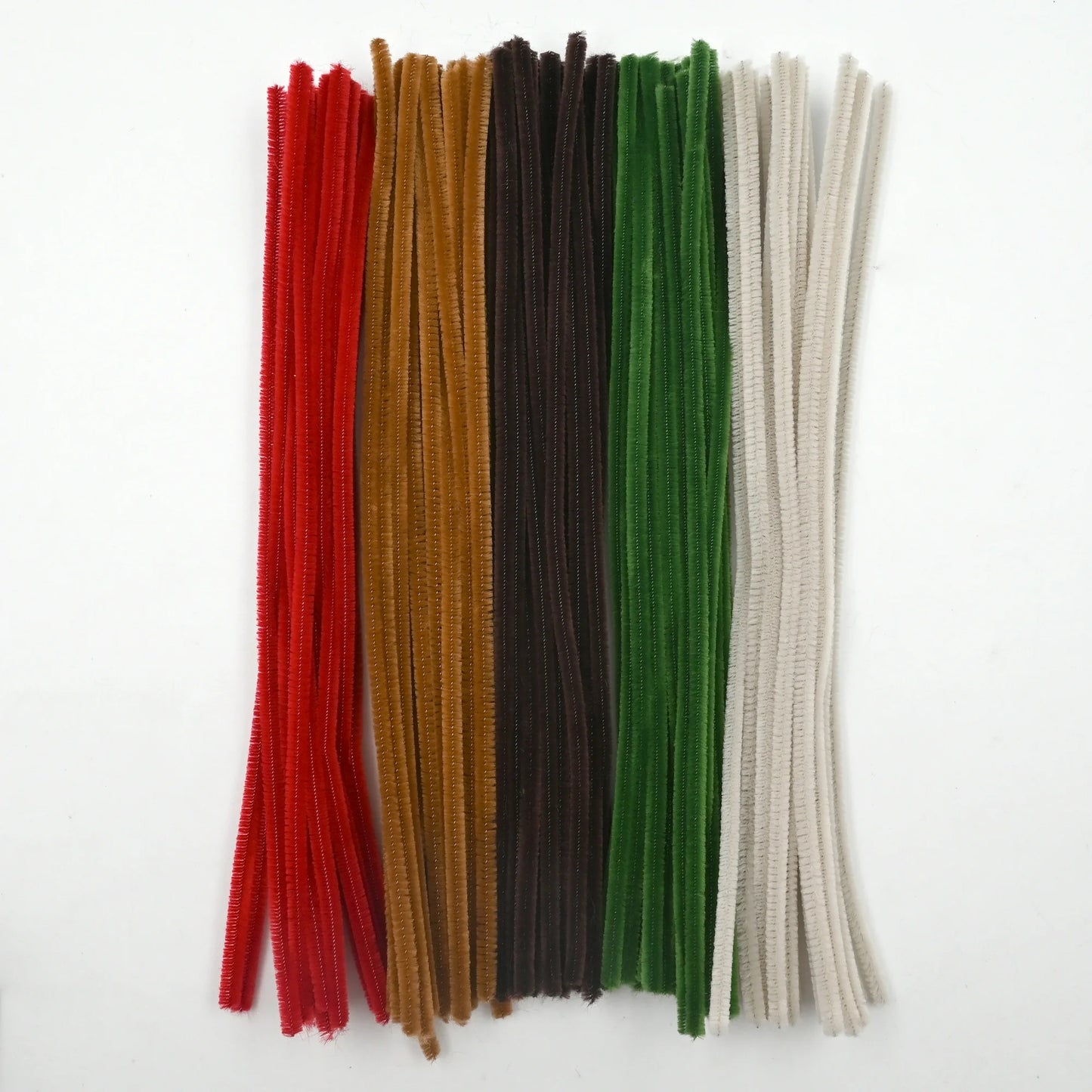 Hello Hobby Fuzzy Sticks, 100 Count, Rainbow Multicolor Chenille Stems for Kids Crafts and DIY Projects